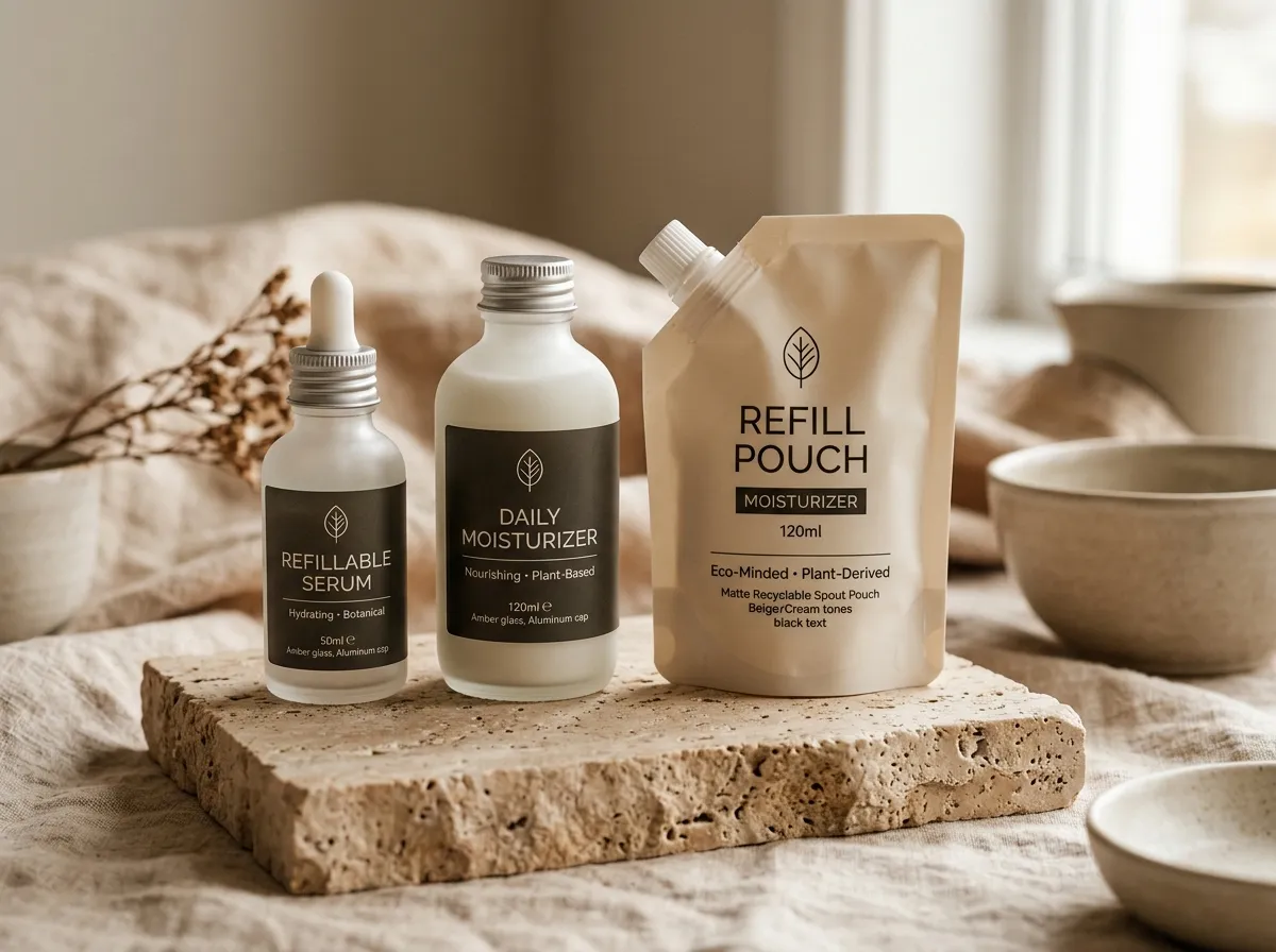 Sustainable and Refillable Skincare Packaging
