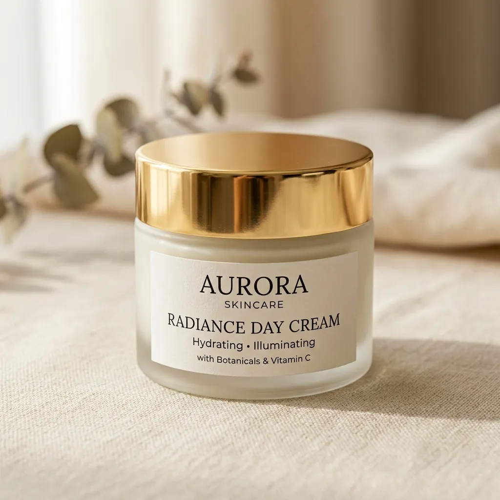QuietGlow Radiance Day Cream Jar